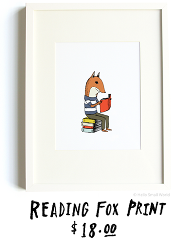 Reading Fox Print